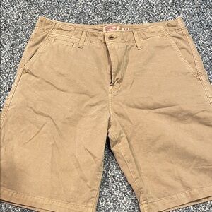 Lucky Brand Men's Brown Flat Front Shorts